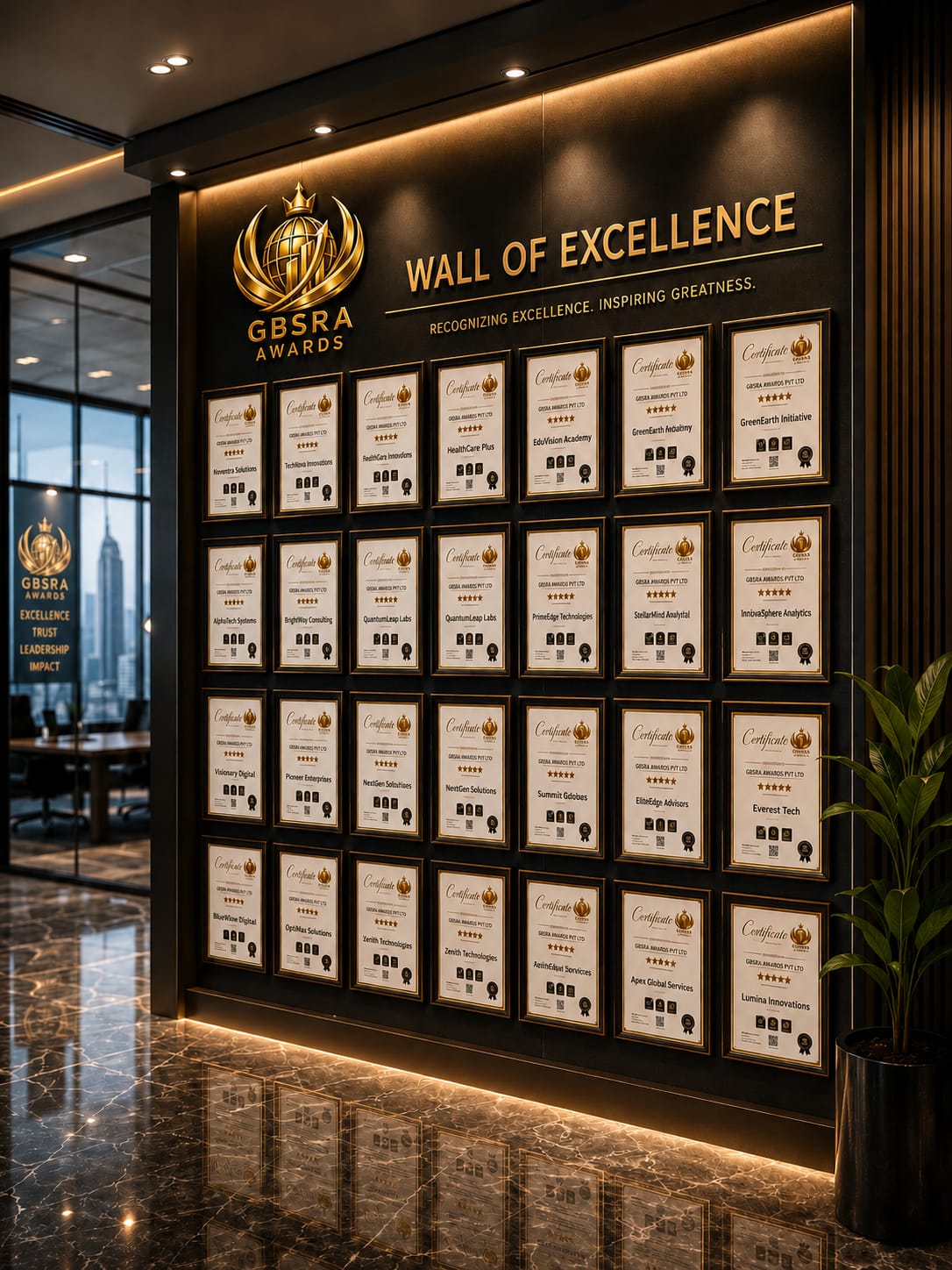 GBSR Wall of Excellence